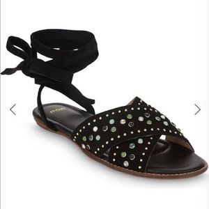 Maje tie up sandals size 38